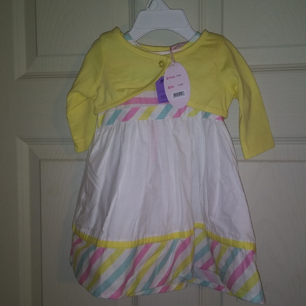 Springtime dress in pastels